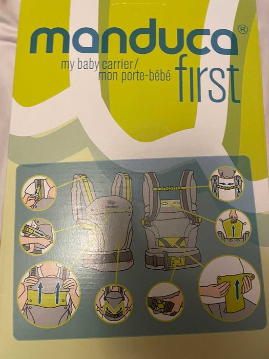 Marsupiu Manduca First Pure Cotton Night Blak  nou