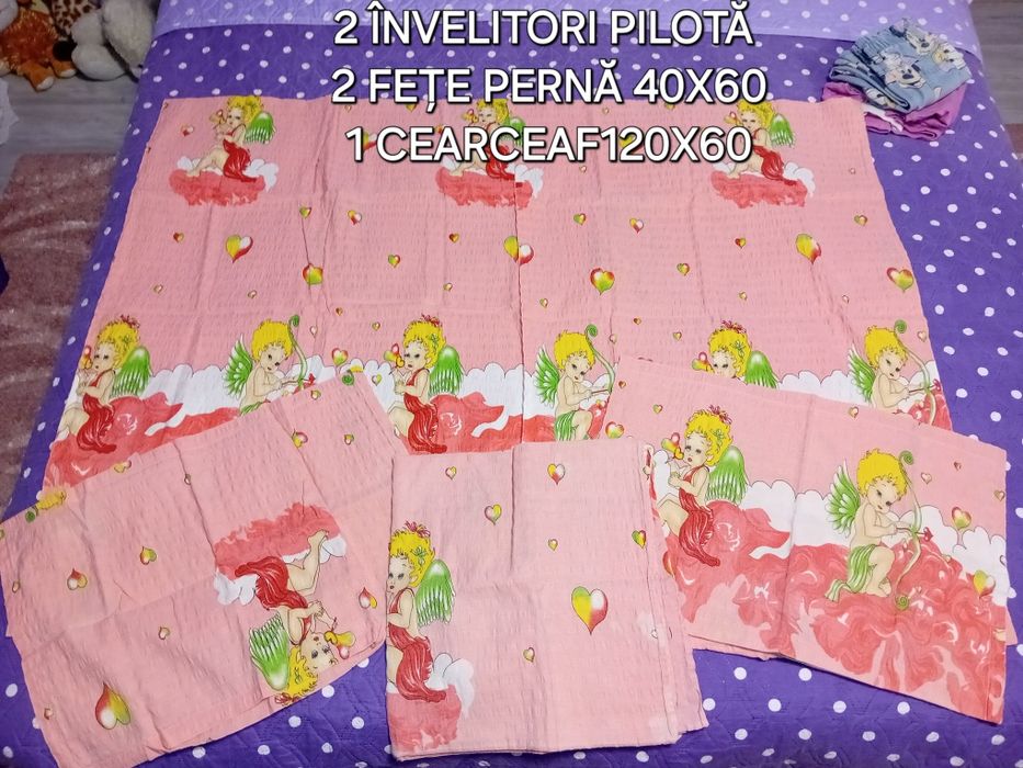 Lenjerii pătuț și păturici