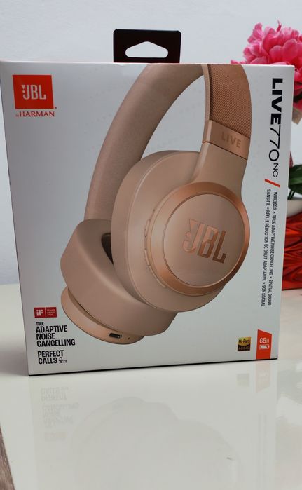 Casti JBL Live 770NC, Signature Sound, Spatial surround, Noi  Sigilate