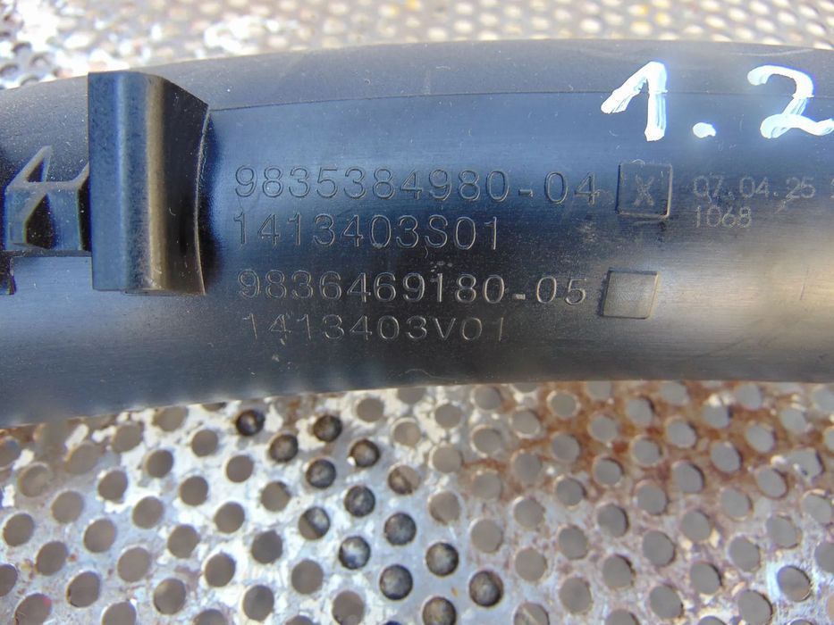 Conducta aer Peugeot 1.2 208 2008 Citroen c3 c4 c5 Opel Mokka corsa f cod 9835384980 308 3005 508 ds3 conducta admisie aer hn09