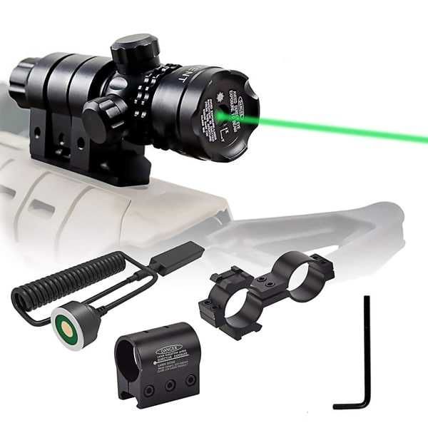 Мощен Лазерен прицел мерник за пушка пистолен лазер за оптика за лов