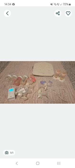 Vand pompa de san electrica dubla Spectra 9+ cu 2 seturi de cupe(24 +28 mm)