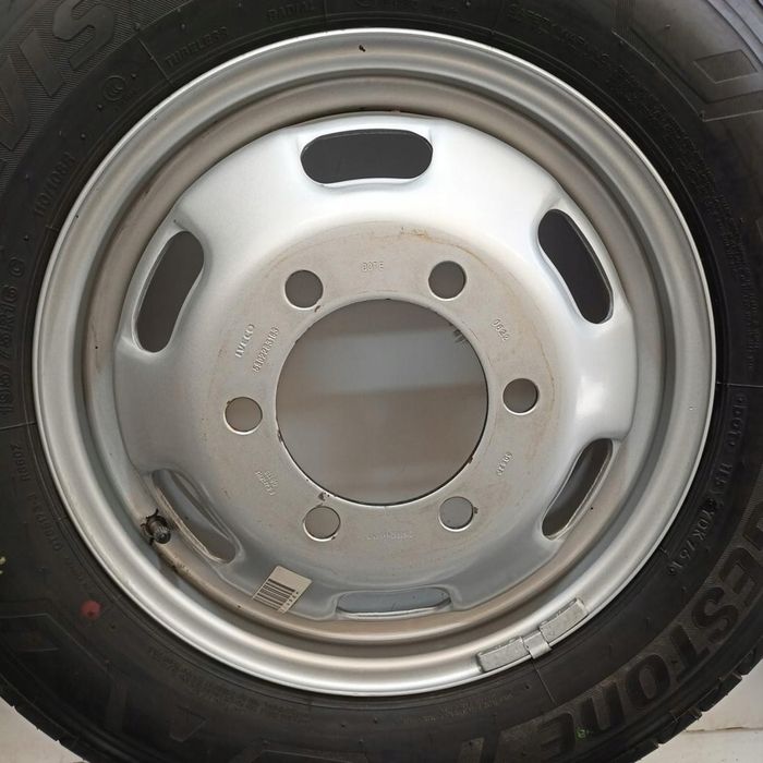 6бр.Оригинални джанти 16" 6x170 за ДВОЙНА ГУМА Iveco Daily(2000-2025)