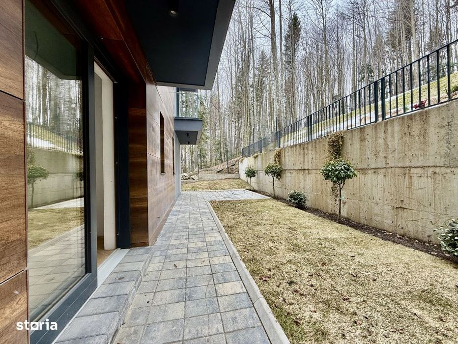Apartament la parter cu gradina proprie, in Foresti Sinaia. In inima n