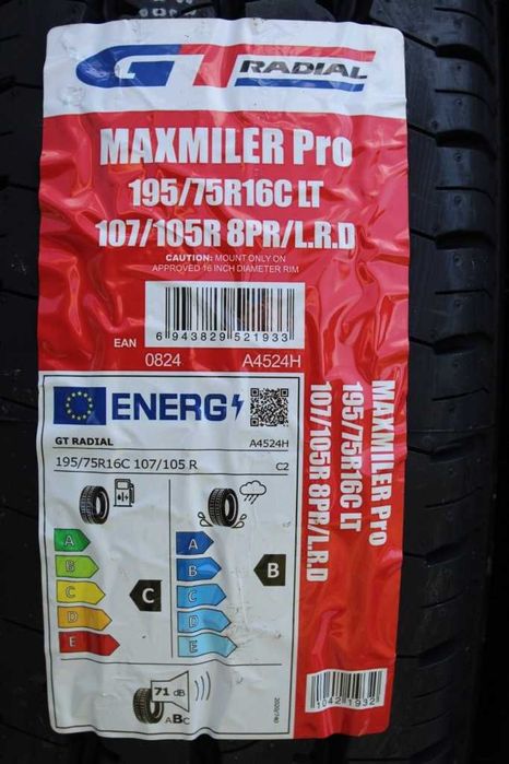 Anvelope vara noi 195/75R16C 107/105R, 8PR, GT-Radial