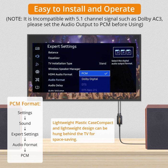 Цифрово - аналогов аудио DAC Neoteck 192kHz с оптичен вход + Гаранция