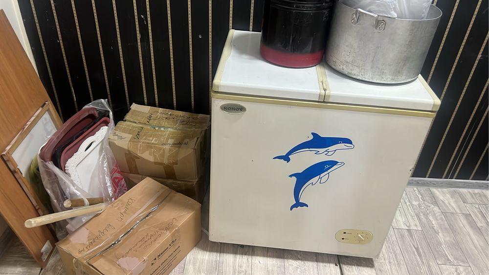 Продам бу ларь морозильный рабочий