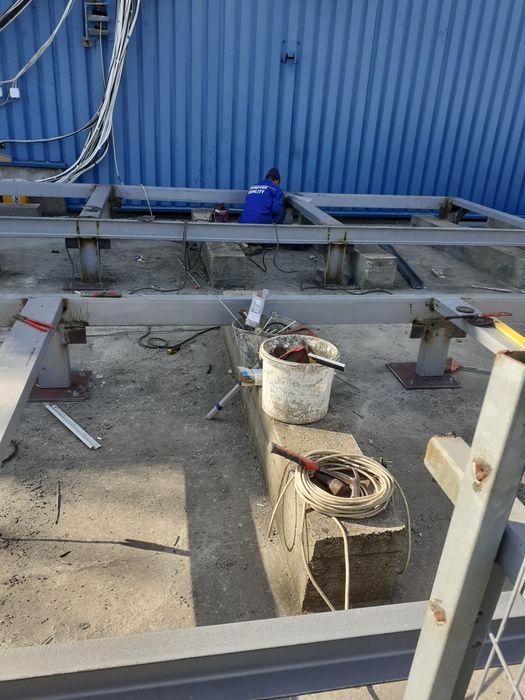 Sudura CO2 si electric confectii metalice acoperisuri,pereti cortina