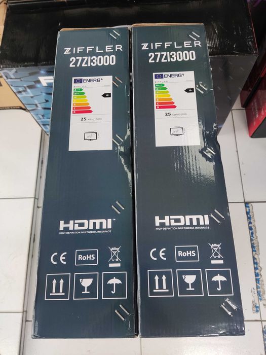 Монитор 27" Ziffler IPS LED (VGA+HDMI) 100Hz, 1920x1080 НОВЫЙ