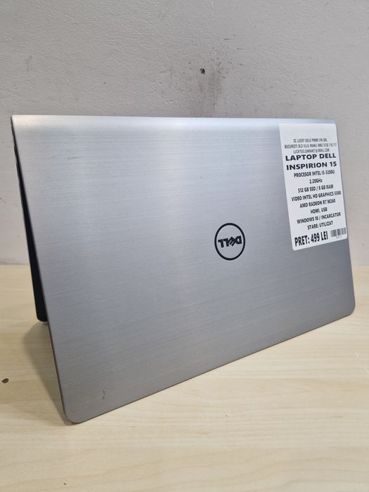 Dell Inspirion i5 512GB SSD 8GB RAM AMD RADEON R7 M260 Garantie #53219