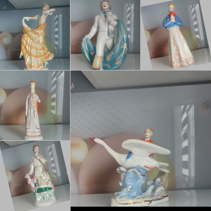 Фарфоровые статуэтки, антиквариат.