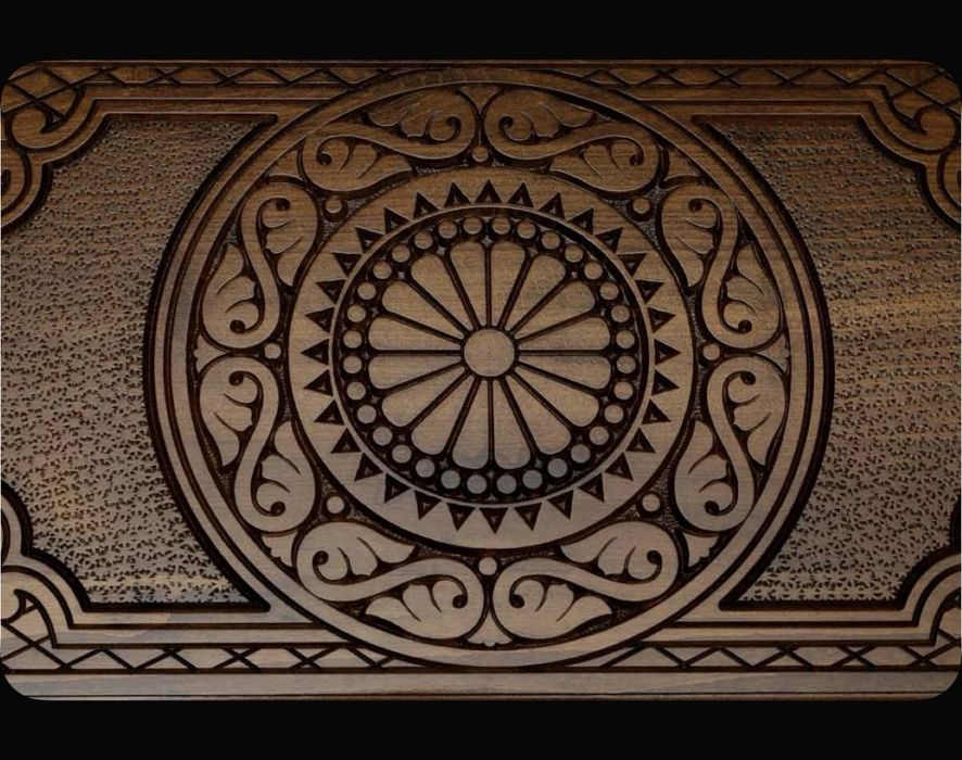 Нарды резные из массива бука (Армения)