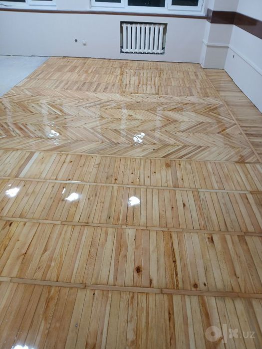 Шлифовка пол паркет