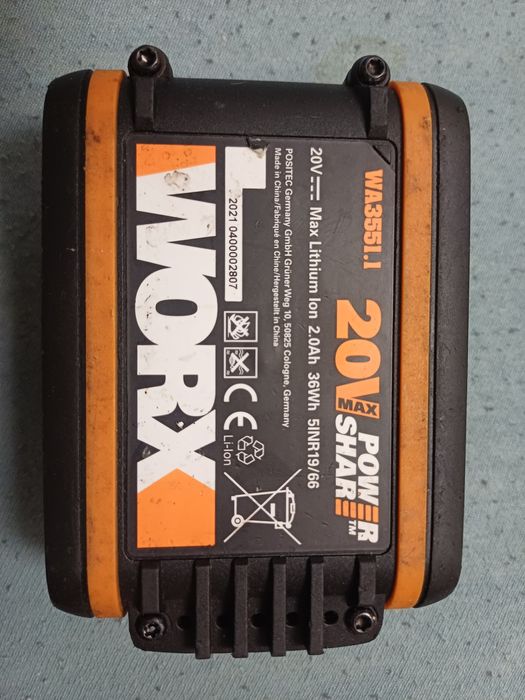 Baterie Worx 20v 2A in stare buna
Este testata