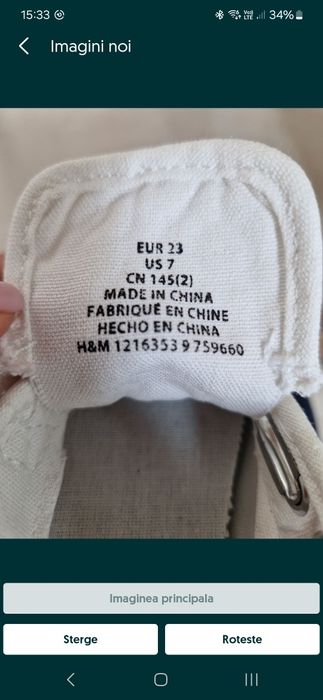 Incaltaminte H&M nr 23