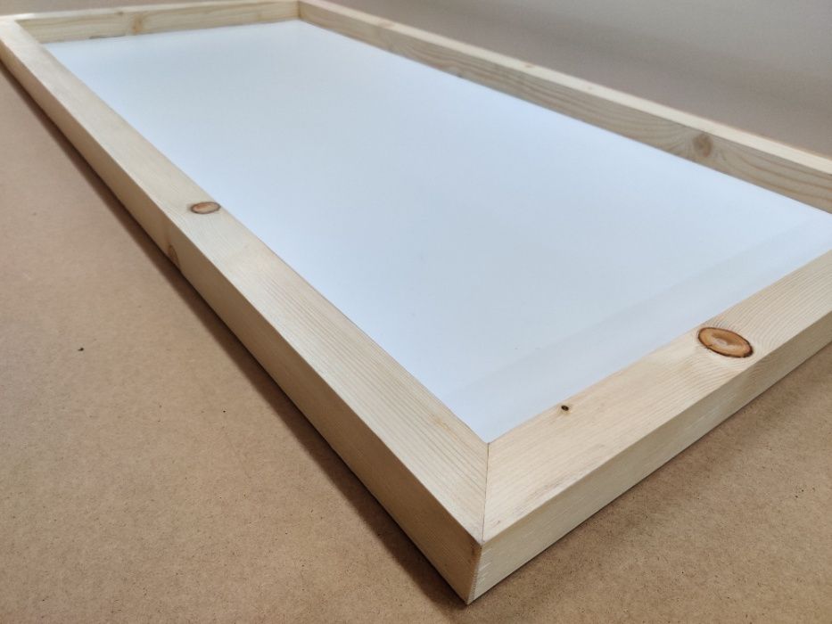 Rama tablou licheni din LEMN BRUT dimensiune la cerere