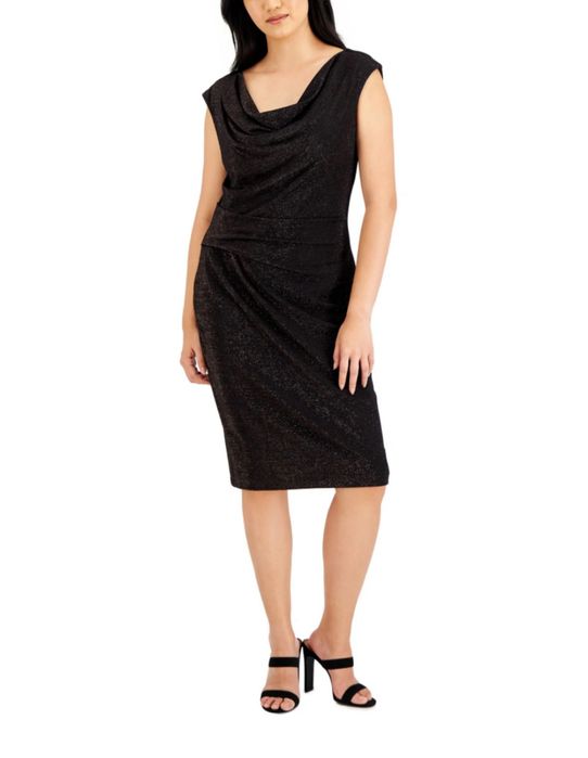 Rochie neagra catifea marimea L