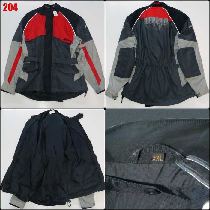 Текстилни Мото Якета Втора Употреба Отлично Състояние