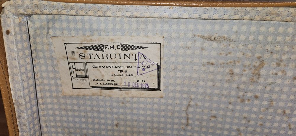 Geamantan / valiza Staruinta 1975