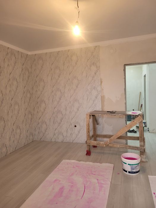 Делаю ремонт  поклейка обоев покраска выравнивание стен и потолков