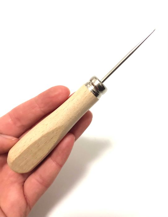 кожарско шило за работа с кожа 3 модела, Италия, високо качество