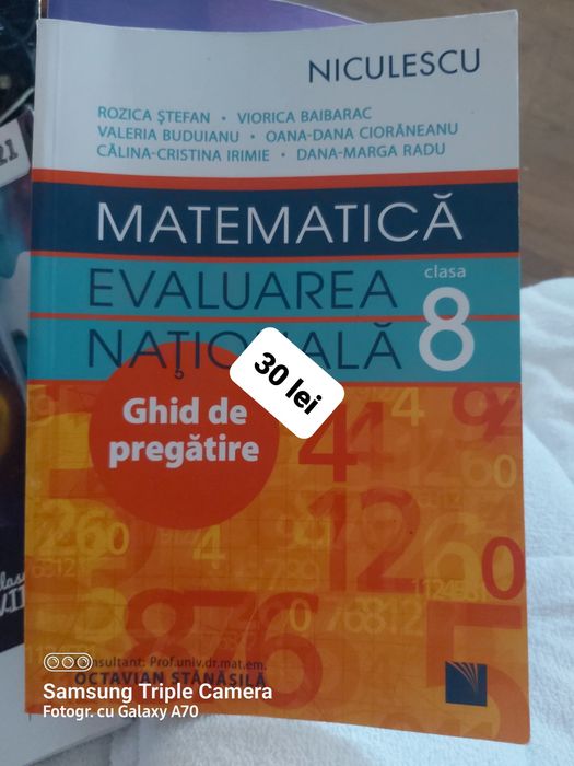 Vând cărți / culegeri pentru Evaluarea Națională