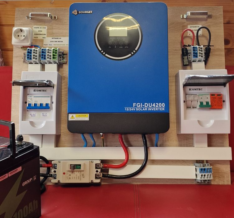 Sistem solar fotovoltaic ieftin  gata montat de 2 sau 4.2 kw