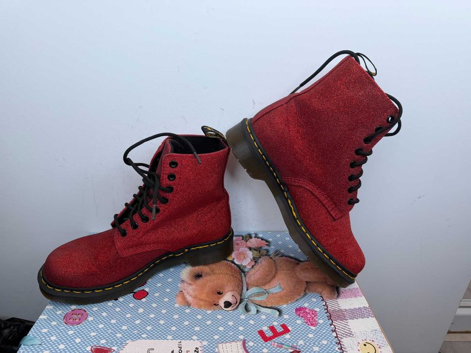Dr. Martens 1460 Pascal Glitter''оригинални дамски боти 40 номер