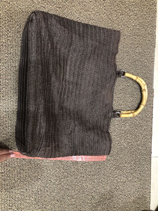 Geanta de mana poseta mare H&M maner lemn