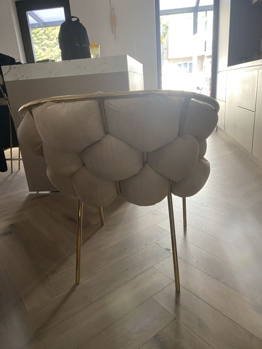 6 bucati scaune living impletite