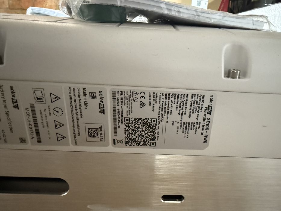 Invertor trifazat 3x Solaredge RWS Hybrid 10kw 8kw 7kw hibrid trifazic