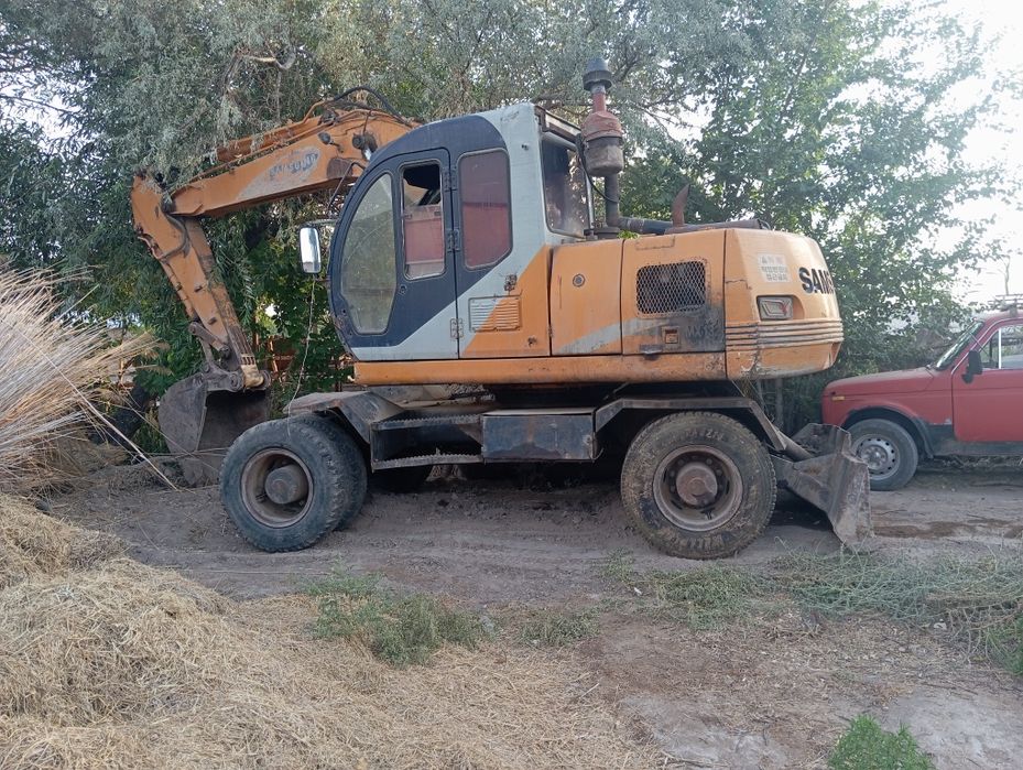 Samsung экскаватор колесный