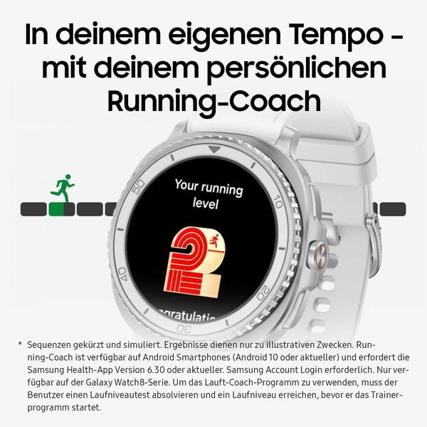 Нов Смарт Часовник SAMSUNG Watch8 Classic L500, SM-L500NZKADBT, 46mm GPS WLAN, ПУЛСОМЕР, 2 години Гаранция