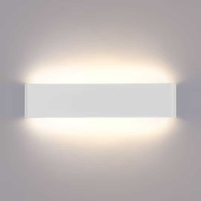Lumină de perete LED sus/jos aluminiu modern 16W IP44 lampă hol – Alb neutru
