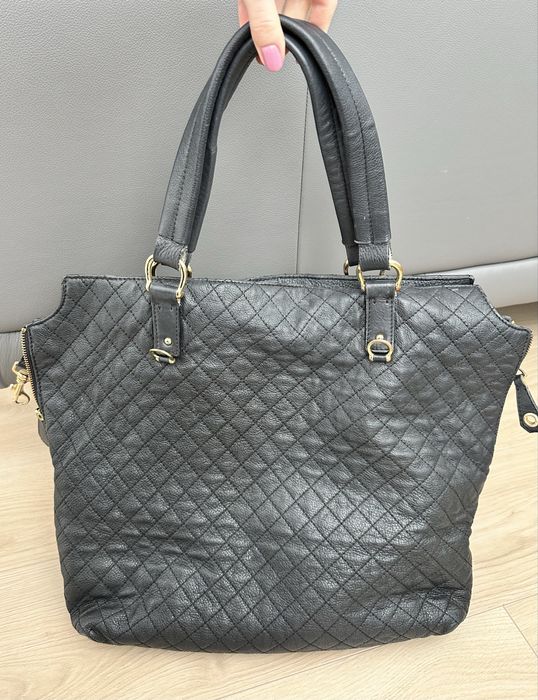 Geanta MUSETTE ARNELA MATLASAT din piele naturala