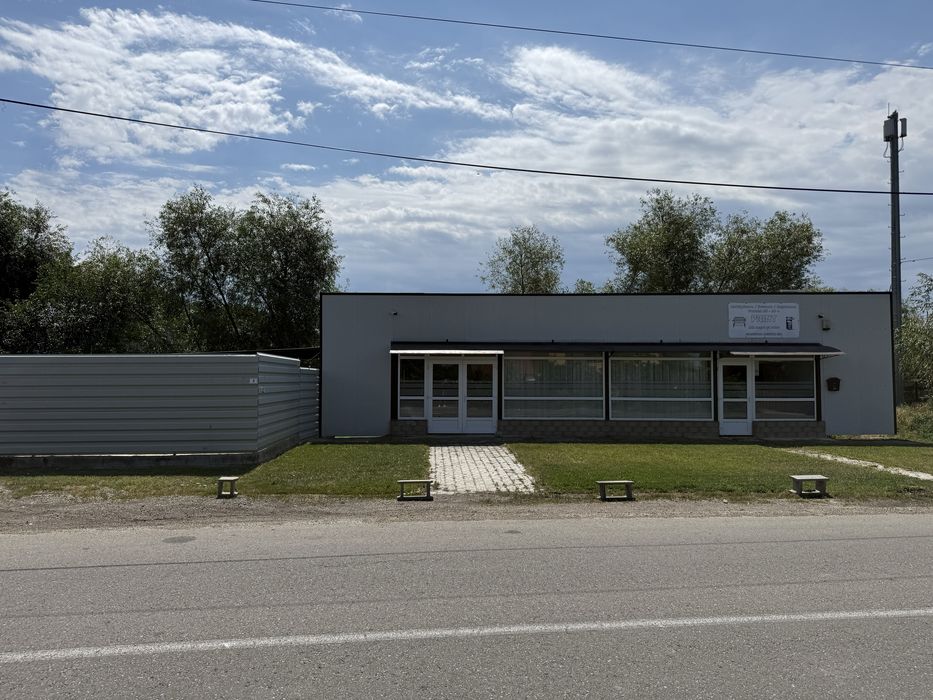 Spațiu comercial 75 mp + teren 600 mp | Curte amenajată | Muntenii de Jos, Str. Gării nr. 3