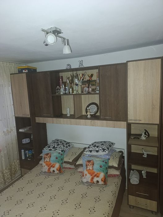 Mobila dormitor pe colț