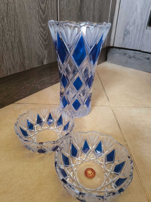 Две купички и ваза Waltherglas