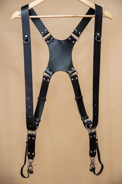 Ham foto premium din piele naturală – realizat manual