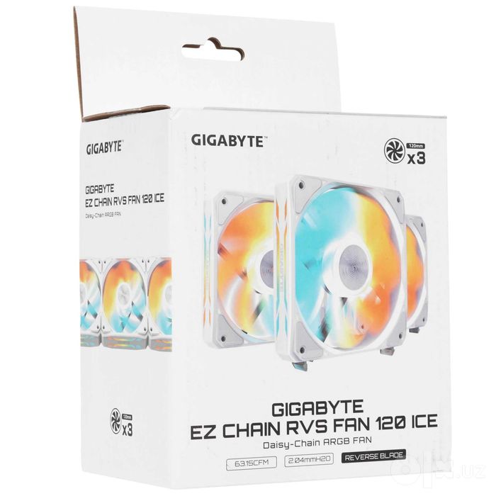 - Вентилятор для корпуса Gigabyte GP-GBT EZRVSFAN1203 ICE