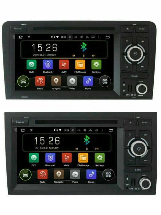 Навигация Android за AUDI A4 A3 B6 B7 8P мултимедия андрид Ауди камера