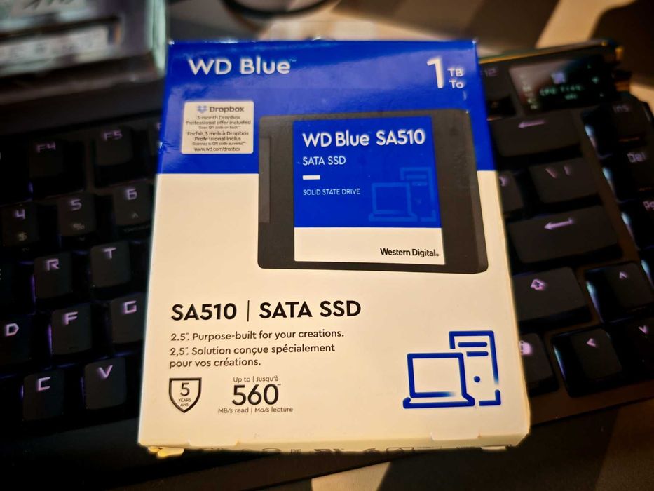 Нов ! Диск SSD Western Digital Blue SA510 1TB 2.5" SATA III 6Gb/s