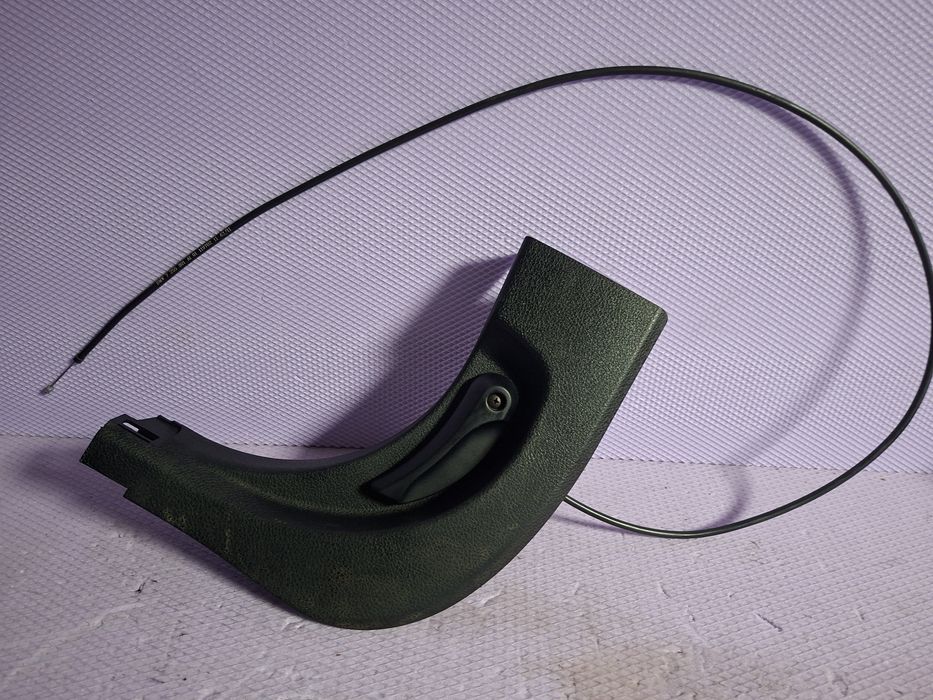 Mâner deschidere capota cu stâlp fir și buton Europa Original BMW F10 F11 Cod 9114002 Cod 9162735