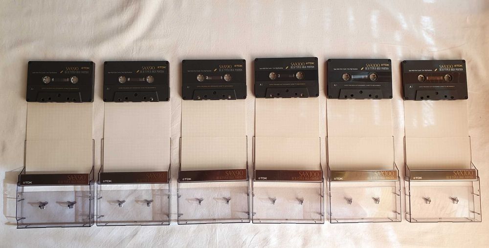 Аудио касети TDK SA-X100, TDK SA-X90