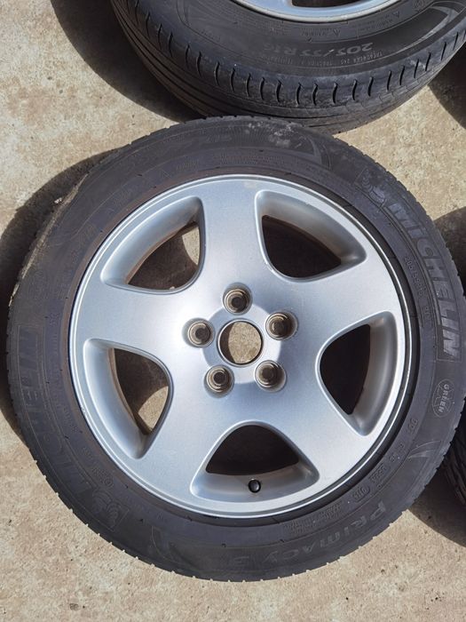 Set 4 jante aliaj 5x112 R16 7j et45 audi vw skoda seat  57.1mm centrul
