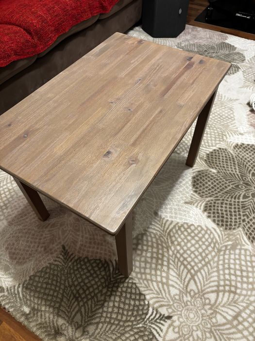 vand masă din lemn 76x50 cm – ideală copii / spații mici / birou