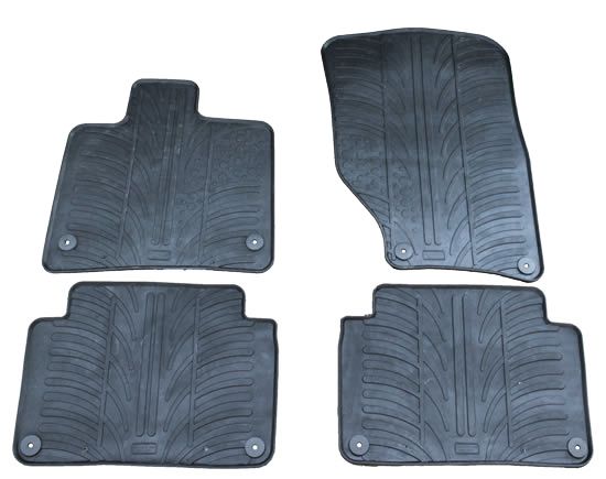Set covorase auto din cauciuc Audi Q7 (4L) 2006-05.2015, Negru, Gledring, 4 buc