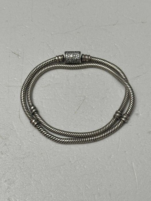 BRATARA DUBLA ARGINT 925 - PANDORA - ALE - 24g - Originala !