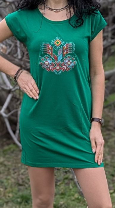 Рокля с шевица, трикотажна