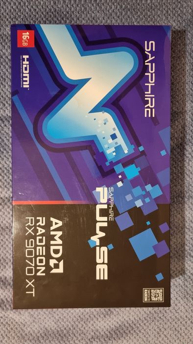 Placa video SAPPHIRE PULSE  RX 9070 XT GAMING, 16GB , 256bit